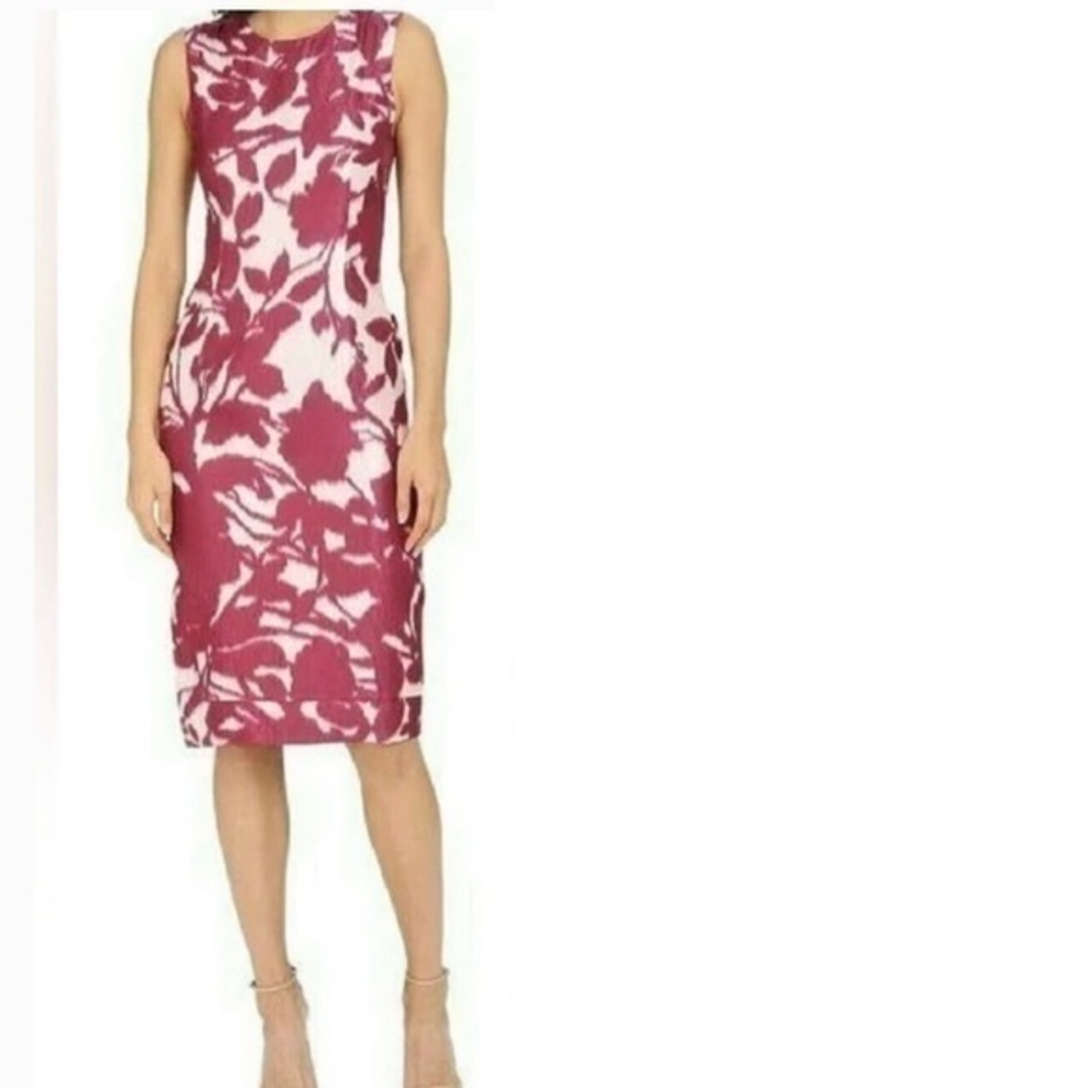 Prabal Gurung Dress Fuschia A-Line Floral